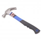 Молоток-гвоздодер с фиберглассовой рукояткой 340гр. (L-295мм) Молоток-гвоздодер с фиберглассовой рукояткой 340гр. (L-295мм)