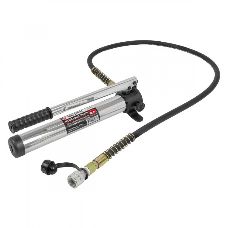 Насос гидравлический ручной 4т(объем масла-04л, давление-600bar,L шланга-1,5мм)