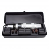 Отвертка ударная с набором бит и адаптером,6пр.1/2"(F)х5/16"(F) (PH2,3х35мм; SL9,11х35мм),в метал. кейсе Отвертка ударная с набором бит и адаптером,6пр.1/2"(F)х5/16"(F) (PH2,3х35мм; SL9,11х35мм),в метал. кейсе