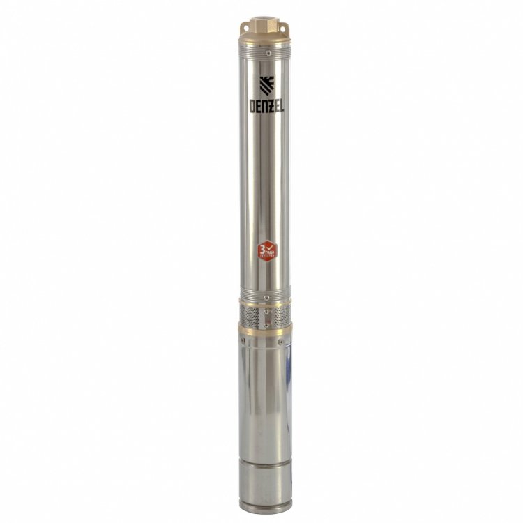 Скважинный насос DWC-3-60, центробежный, диаметр 3", 800 Вт, 3300 л/ч, напор 60 м// Denzel Скважинный насос DWC-3-60, центробежный, диаметр 3", 800 Вт, 3300 л/ч, напор 60 м// Denzel
