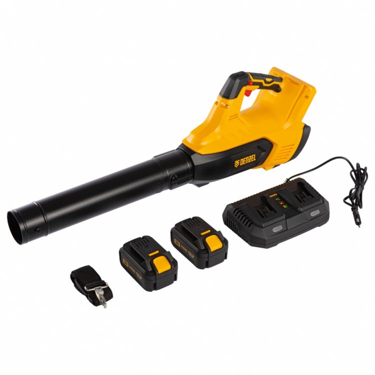 Воздуходувка аккумуляторная RB180-36, Li-ion, 36 В, 4 Ач, 180 км/ч, 820 м3/ч// Denzel