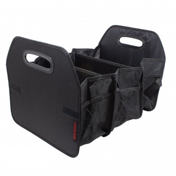 Сумка-органайзер в багажник автомобиля(360х620х340мм,3 секции:170х350х240мм,4 кармана)