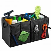 Сумка-органайзер в багажник автомобиля(360х620х340мм,3 секции:170х350х240мм,4 кармана)
