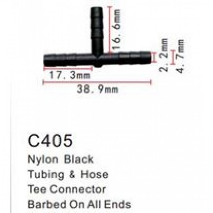 Клипса для крепления внутренней обшивки а/м универсальная пластиковая (100шт/уп.)