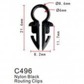 Клипса для крепления внутренней обшивки а/м универсальная пластиковая (100шт/уп.) Клипса для крепления внутренней обшивки а/м универсальная пластиковая (100шт/уп.)