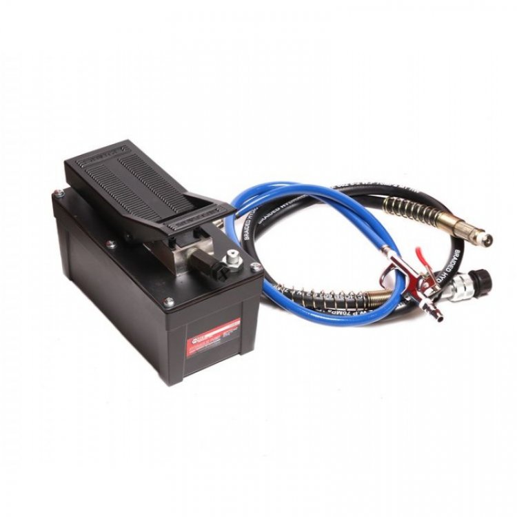 Насос пневмогидравлический ножной (объем масла - 1.6л, давление - 700 bar ) Насос пневмогидравлический ножной (объем масла - 1.6л, давление - 700 bar )