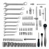 Набор инструментов, 1/4", 1/2", CrV, 120 зубьев, 82 предмета// Gross