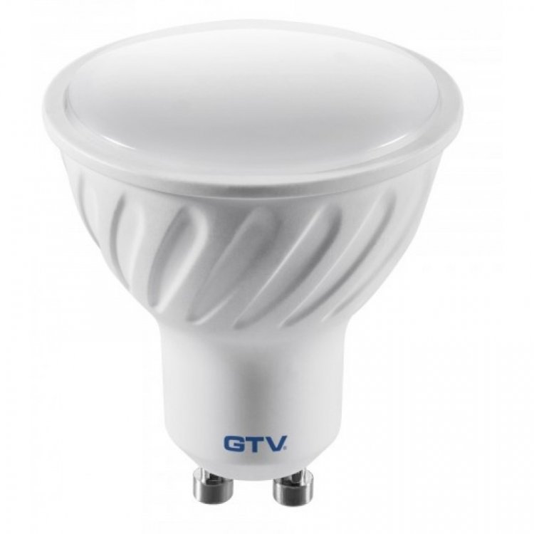 Лампочка светодиодная GU10, SMD 2835, 6400K, 7,5W, AC220-240V, 50-60Hz, 120град, 570lm