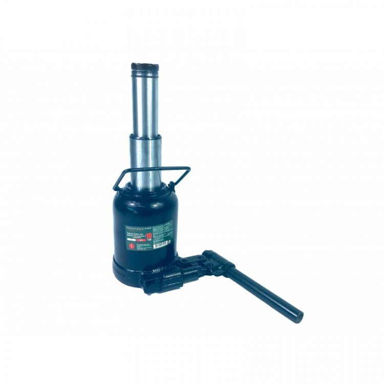 Домкрат бутылочный двухштоковый 20т с горизонтальным расположением ручки (высота подхвата -150мм, высота подъема - 245мм)