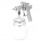 Краскораспылитель с нижним металлическим бачком (1000мл, 2.0мм, 5 bar, 113-141 л/мин, присоед. резьба 1/4") Краскораспылитель с нижним металлическим бачком (1000мл, 2.0мм, 5 bar, 113-141 л/мин, присоед. резьба 1/4")