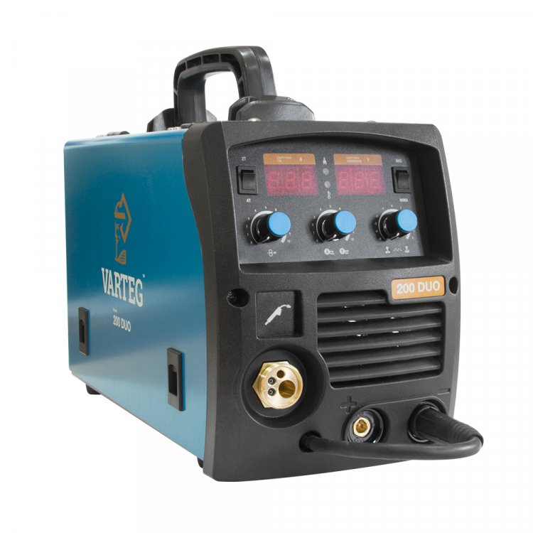 Сварочный полуавтомат Varteg 200 DUO - Диапазон сварочного тока, А: 30-200 (MIG) / 20-160(MMA), Режим ручной дуговой сварки (MMA): есть, Класс изоляции / защиты: H / IP21S, Артикул: 6562 Сварочный полуавтомат Varteg 200 DUO - Диапазон сварочного тока, А: 30-200 (MIG) / 20-160(MMA), Режим ручной дуговой сварки (MMA): есть, Класс изоляции / защиты: H / IP21S, Артикул: 6562