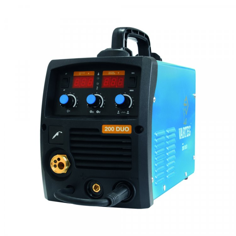 Сварочный полуавтомат Varteg 200 DUO - Диапазон сварочного тока, А: 30-200 (MIG) / 20-160(MMA), Режим ручной дуговой сварки (MMA): есть, Класс изоляции / защиты: H / IP21S, Артикул: 6562 Сварочный полуавтомат Varteg 200 DUO - Диапазон сварочного тока, А: 30-200 (MIG) / 20-160(MMA), Режим ручной дуговой сварки (MMA): есть, Класс изоляции / защиты: H / IP21S, Артикул: 6562