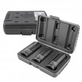 Набор головок ударных тонкостенных 3пр. 1/2" 6-гр (17,19,21мм) в кейсе