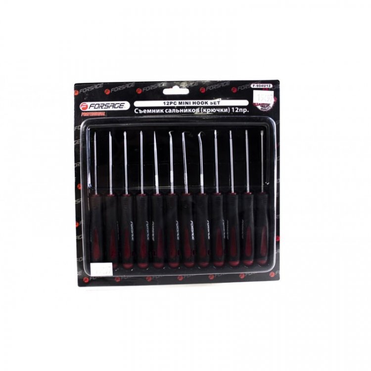 Приспособления для снятия сальников "крючки" в наборе с ювелирными отвертками, 12пр. (SL2.5х75, SL3.5х75мм, PH0, PH1, Т7, Т8, Т9, Т10 ), в блистере Приспособления для снятия сальников "крючки" в наборе с ювелирными отвертками, 12пр. (SL2.5х75, SL3.5х75мм, PH0, PH1, Т7, Т8, Т9, Т10 ), в блистере