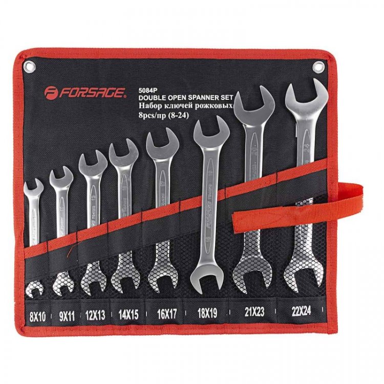 Набор ключей рожковых 8пр.