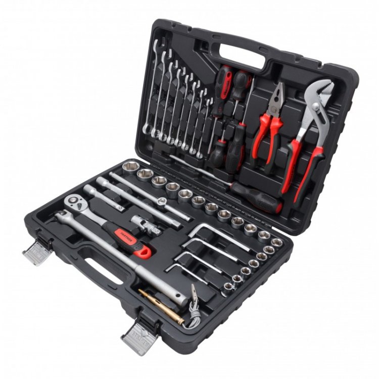 1/2" Набор инструмента 45пр. (6-гран.)(10-32мм) 1/2" Набор инструмента 45пр. (6-гран.)(10-32мм)