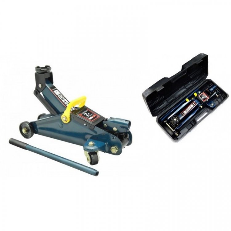 Домкрат подкатной гидравлический 2 т (h min 135мм, h max 320мм,вес 6,7 кг) в кейсе Домкрат подкатной гидравлический 2 т (h min 135мм, h max 320мм,вес 6,7 кг) в кейсе