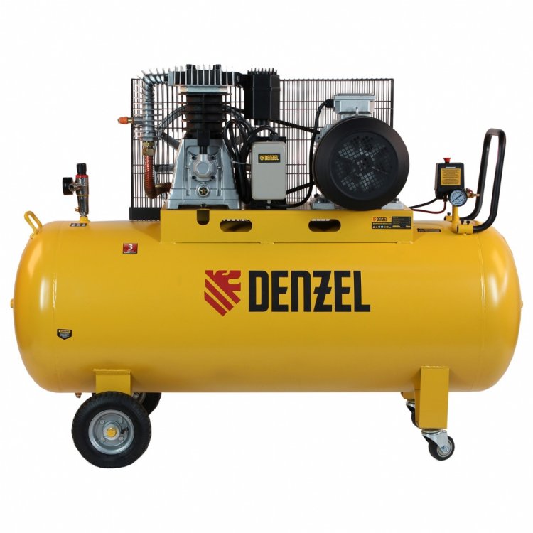 Компрессор воздушный рем. привод BCI5500-T/270, 5,5 кВт, 270 литров, 850 л/мин// Denzel Компрессор воздушный рем. привод BCI5500-T/270, 5,5 кВт, 270 литров, 850 л/мин// Denzel