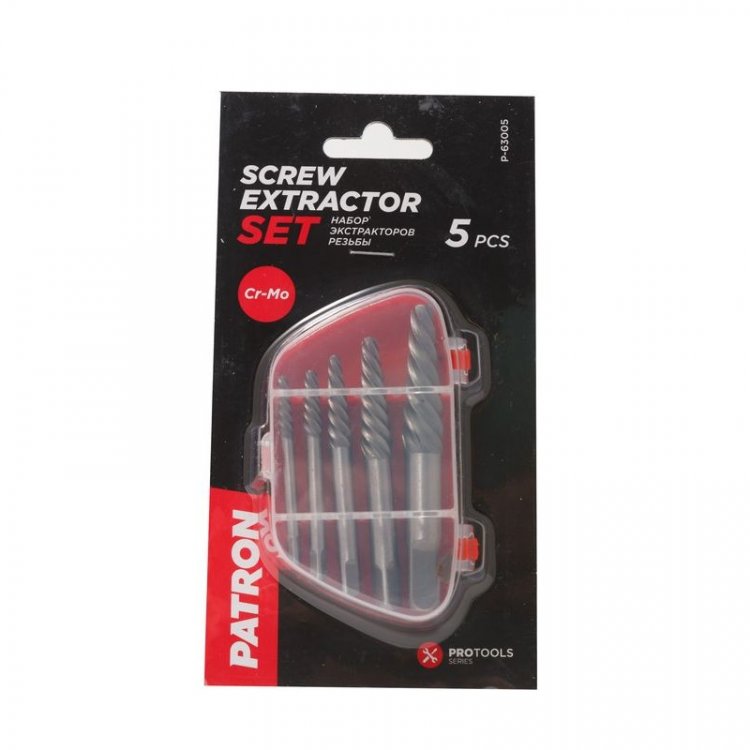 Набор экстракторов резьбы 5пр. М3-М18