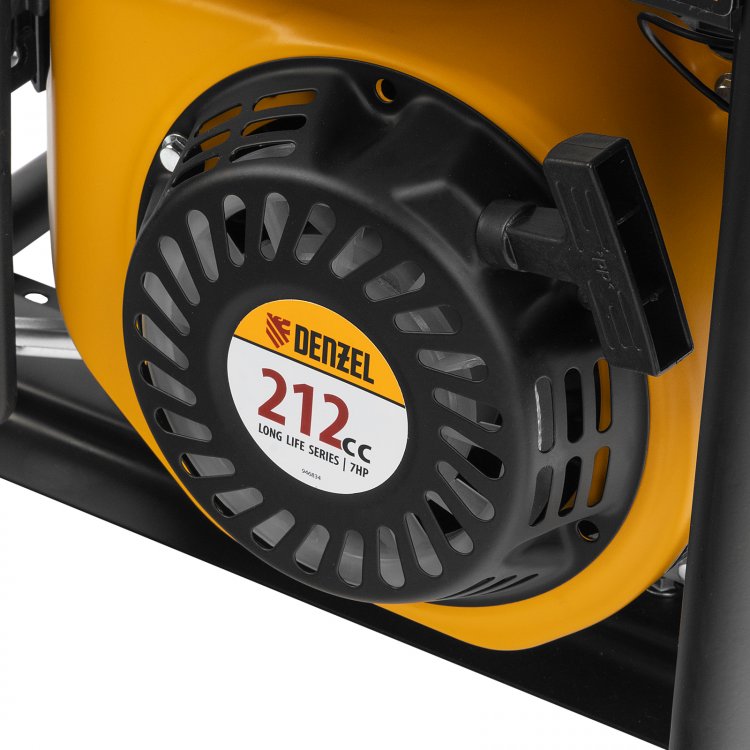 Генератор бензиновый PS-33, 3,3 кВт, 230В, 15л, ручной стартер// Denzel Генератор бензиновый PS-33, 3,3 кВт, 230В, 15л, ручной стартер// Denzel