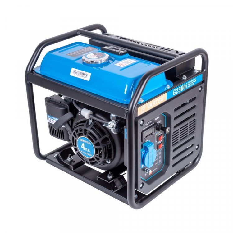 Бензиновый инверторный генератор VARTEG G2300i - Бензиновый инверторный генератор VARTEG G2300i (2,0 - 2,2 кВт / 1 * 230В-16А / 4 л.с. / топливный бак 4.5 л / МФД 4в1 / маслодатчик / экономичный режим / ручной запуск / медь / вес 21 кг) (арт. 8456) Бензиновый инверторный генератор VARTEG G2300i - Бензиновый инверторный генератор VARTEG G2300i (2,0 - 2,2 кВт / 1 * 230В-16А / 4 л.с. / топливный бак 4.5 л / МФД 4в1 / маслодатчик / экономичный режим / ручной запуск / медь / вес 21 кг) (арт. 8456)