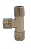 Тройник резьбовой Т-образный M1/2 - M1/2 - M1/2, 1 шт