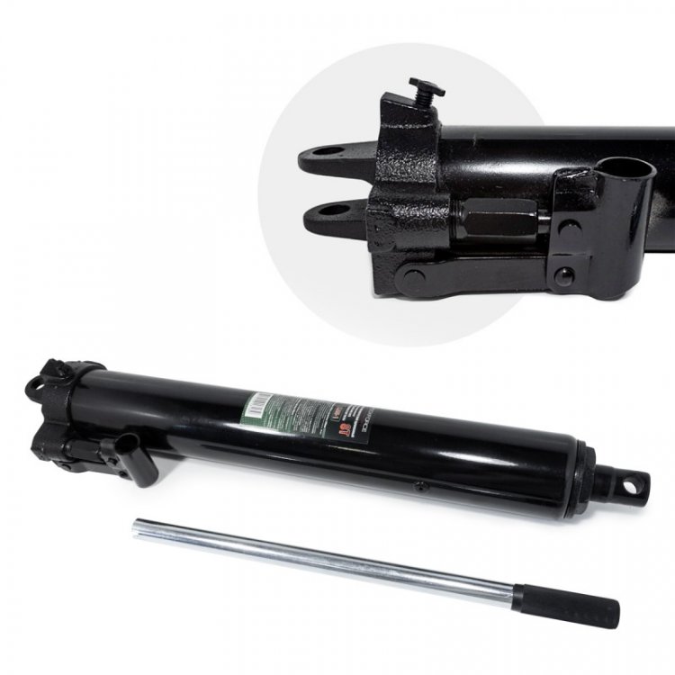 Цилиндр гидравлический удлиненный, 8т (общая длина - 660мм, ход штока - 490мм)