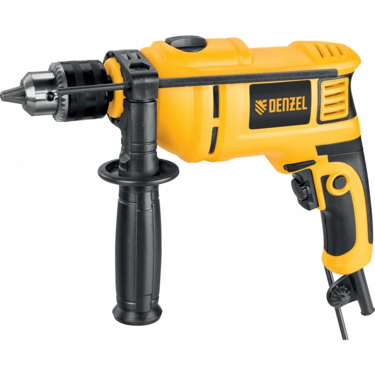 Дрель ударная ID-750, 750 Вт, 0-3000 об/мин, 48000 уд/мин// Denzel