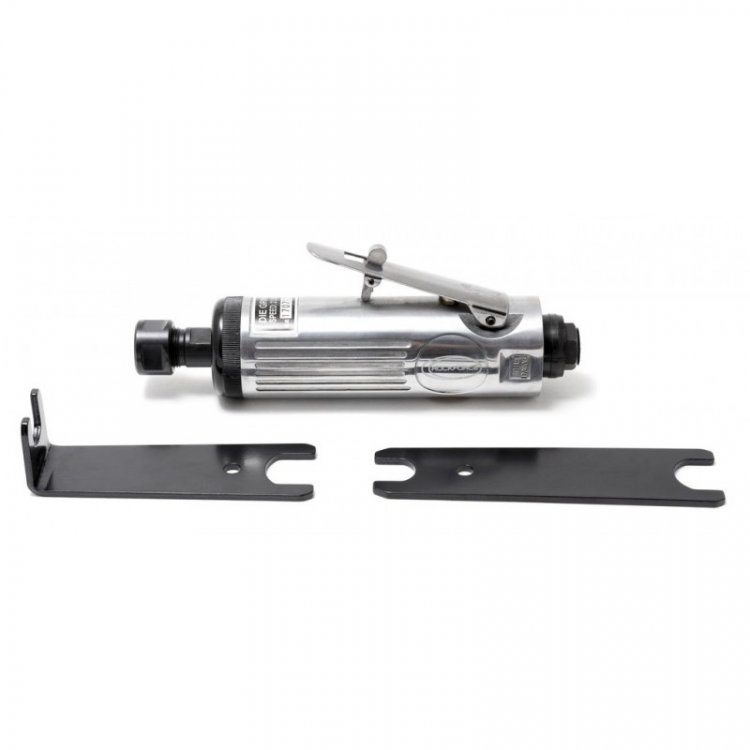 Пневмозачистная машинка (цанга 6мм, 23000об/мин, 113л/мин, L-172мм) Пневмозачистная машинка (цанга 6мм, 23000об/мин, 113л/мин, L-172мм)