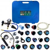 Набор приспособлений для тестирования систем охлаждения 28пр. (0-2.5bar), в кейсе Набор приспособлений для тестирования систем охлаждения 28пр. (0-2.5bar), в кейсе