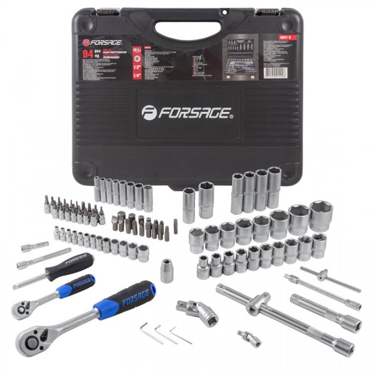 Набор инструмента 94пр. 1/4"&1/2" (6-гран.)(4-32мм)