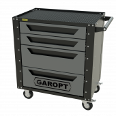 Тележка инструментальная Garopt 4 ящика СЕРАЯ, Серия "Low-cost" Тележка инструментальная Garopt 4 ящика СЕРАЯ, Серия "Low-cost"