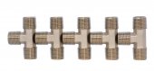 Тройник резьбовой Т-образный M1/2 - M1/2 - M1/2, 5 шт