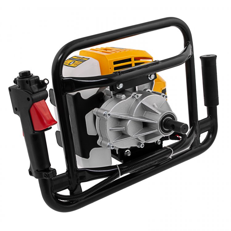 Мотобур DX-52, объём двигателя 52 см3, соединение 20 мм, без шнека// Denzel Мотобур DX-52, объём двигателя 52 см3, соединение 20 мм, без шнека// Denzel