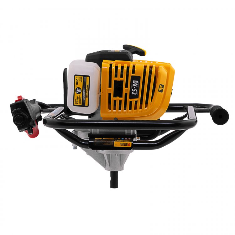 Мотобур DX-52, объём двигателя 52 см3, соединение 20 мм, без шнека// Denzel Мотобур DX-52, объём двигателя 52 см3, соединение 20 мм, без шнека// Denzel