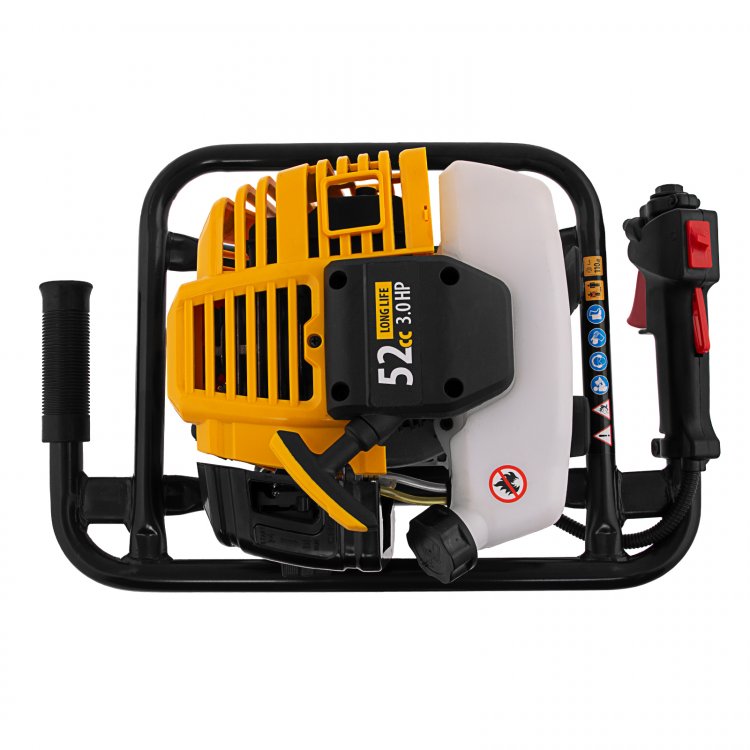 Мотобур DX-52, объём двигателя 52 см3, соединение 20 мм, без шнека// Denzel Мотобур DX-52, объём двигателя 52 см3, соединение 20 мм, без шнека// Denzel