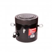 Цилиндр гидравлический с резьбовым штоком и гайкой для механической фиксации 200т (ход штока-100мм, Ø штока-190мм,общий Ø-238мм, L-393мм, 700bar) Цилиндр гидравлический с резьбовым штоком и гайкой для механической фиксации 200т (ход штока-100мм, Ø штока-190мм,общий Ø-238мм, L-393мм, 700bar)