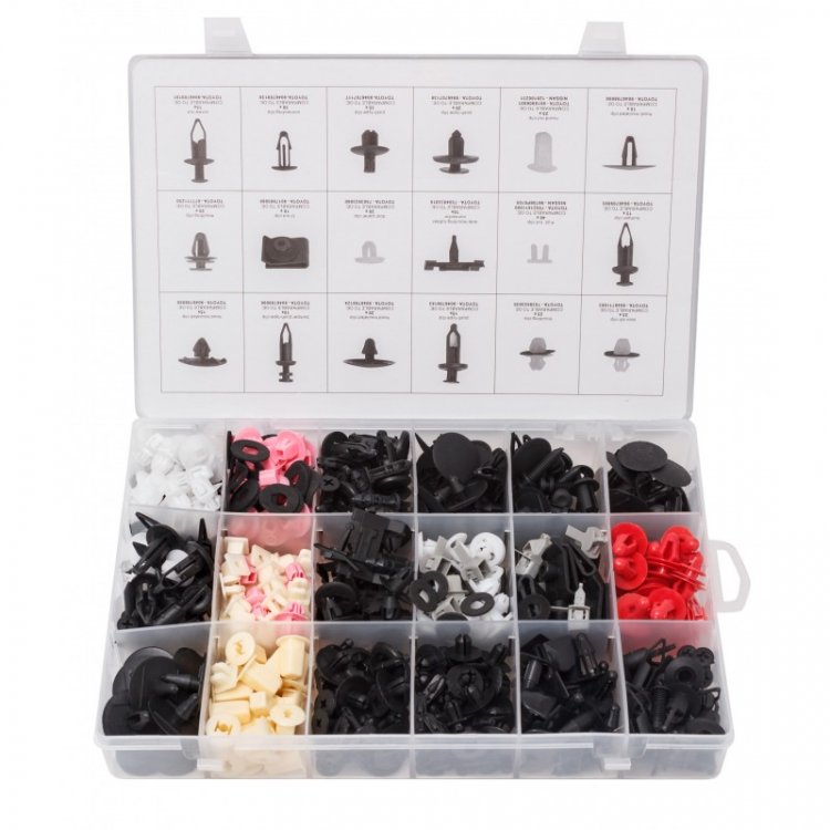 Набор клипс 360пр. (TOYOTA/LEXUS), пластиковом органайзере