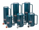 Цилиндр гидравлический 30т (ход штока - 50мм, длина общая - 185мм, давление 666 bar)