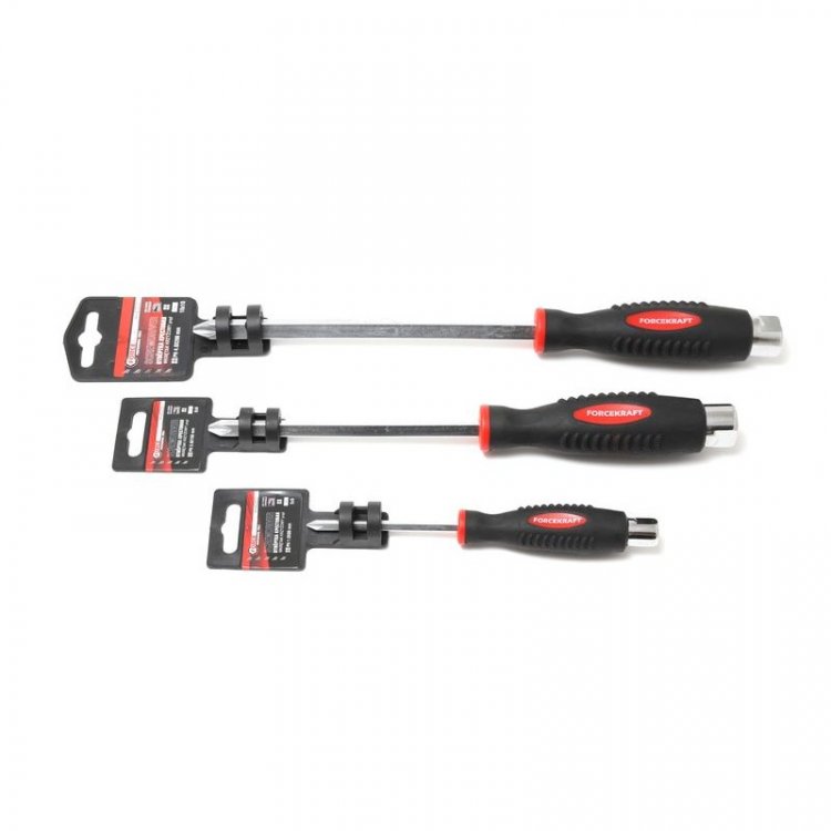 Отвертка крестовая силовая магнитная "Profi" S2 PH4.0х200мм, на пластиковом держателе Отвертка крестовая силовая магнитная "Profi" S2 PH4.0х200мм, на пластиковом держателе