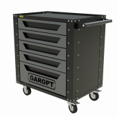 Тележка инструментальная Garopt 5 ящиков СЕРАЯ, Серия "Low-cost" Тележка инструментальная Garopt 5 ящиков СЕРАЯ, Серия "Low-cost"