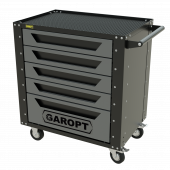 Тележка инструментальная Garopt 5 ящиков СЕРАЯ, Серия "Low-cost" Тележка инструментальная Garopt 5 ящиков СЕРАЯ, Серия "Low-cost"