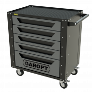 Тележка инструментальная Garopt 5 ящиков СЕРАЯ, Серия "Low-cost"