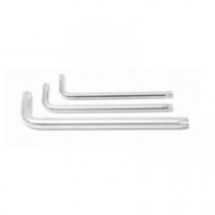 Ключ Г-образный TORX экстра длинный T45H с отверстием