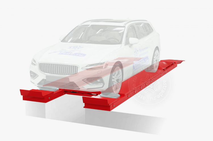 Ямные пути LAUNCH 55WF (Красные)