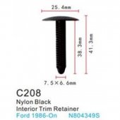 Клипса для крепления внутренней обшивки а/м Форд пластиковая (100шт/уп.) Клипса для крепления внутренней обшивки а/м Форд пластиковая (100шт/уп.)