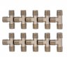 Тройник резьбовой Т-образный M1/2 - M1/2 - M1/2, 10 шт
