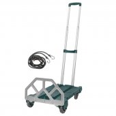 Тележка складная платформенная/для багажа с телескопич. ручкой+набор эластичных шнуров(в разложенном виде:53х43х110см,в сложенном:59х43х13см,г/п200кг)