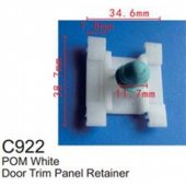 Клипса для крепления внутренней обшивки европейских а/м пластиковая (100шт/уп.)