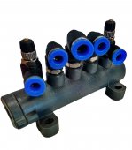 5-ти канальный клапан в сборе (соединитель Т-типа) для шиномонтажного стенда HZ 08.303, HZ 08.300.056 HOREX 5-ти канальный клапан в сборе (соединитель Т-типа) для шиномонтажного стенда HZ 08.303, HZ 08.300.056 HOREX